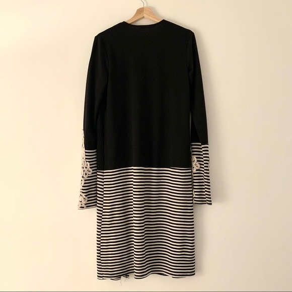 Reborn J Cardigan Embroidered Sleeves Open Front Small - Picture 3 of 8